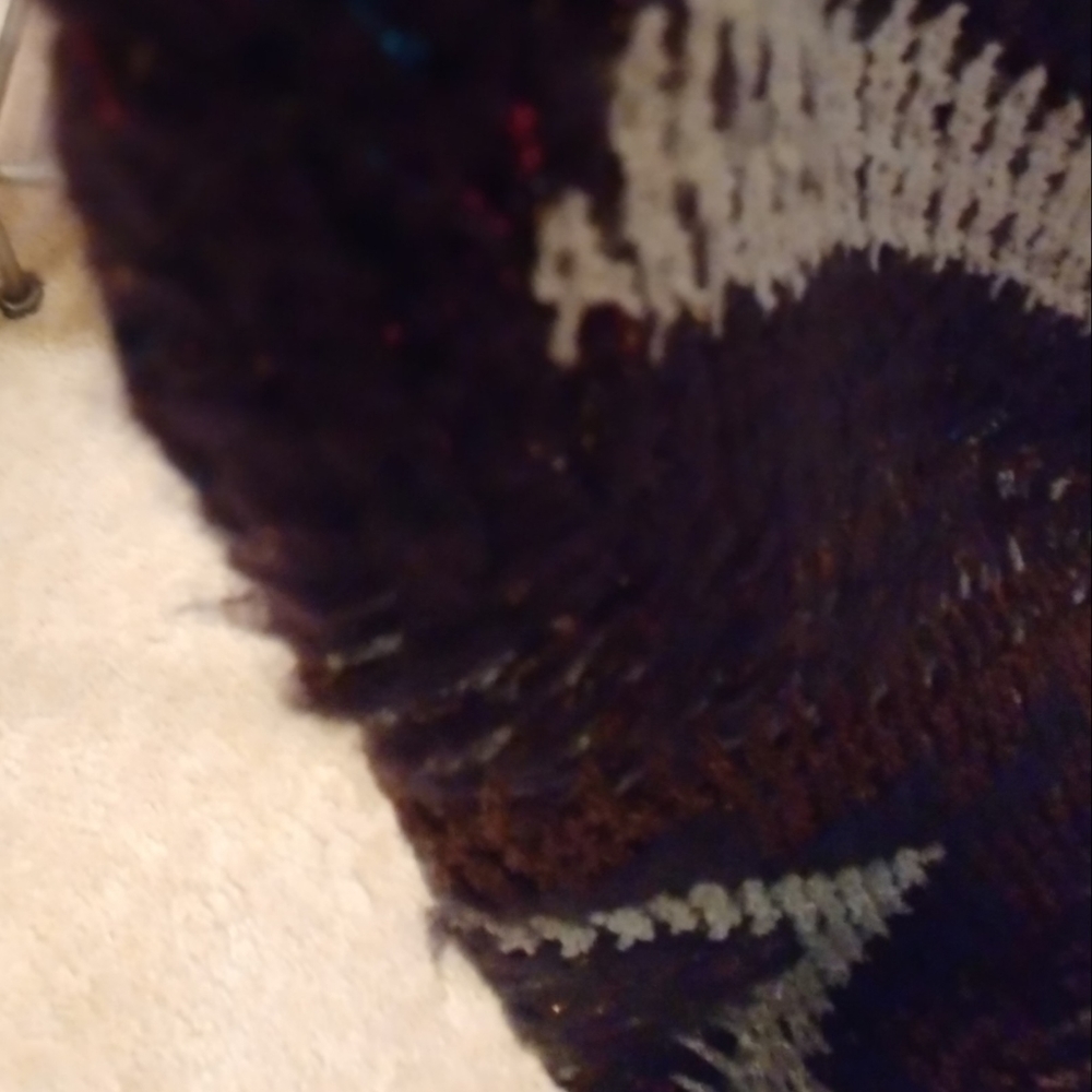 Metallic Detail Aztec Sweater - Picture 7 of 8
